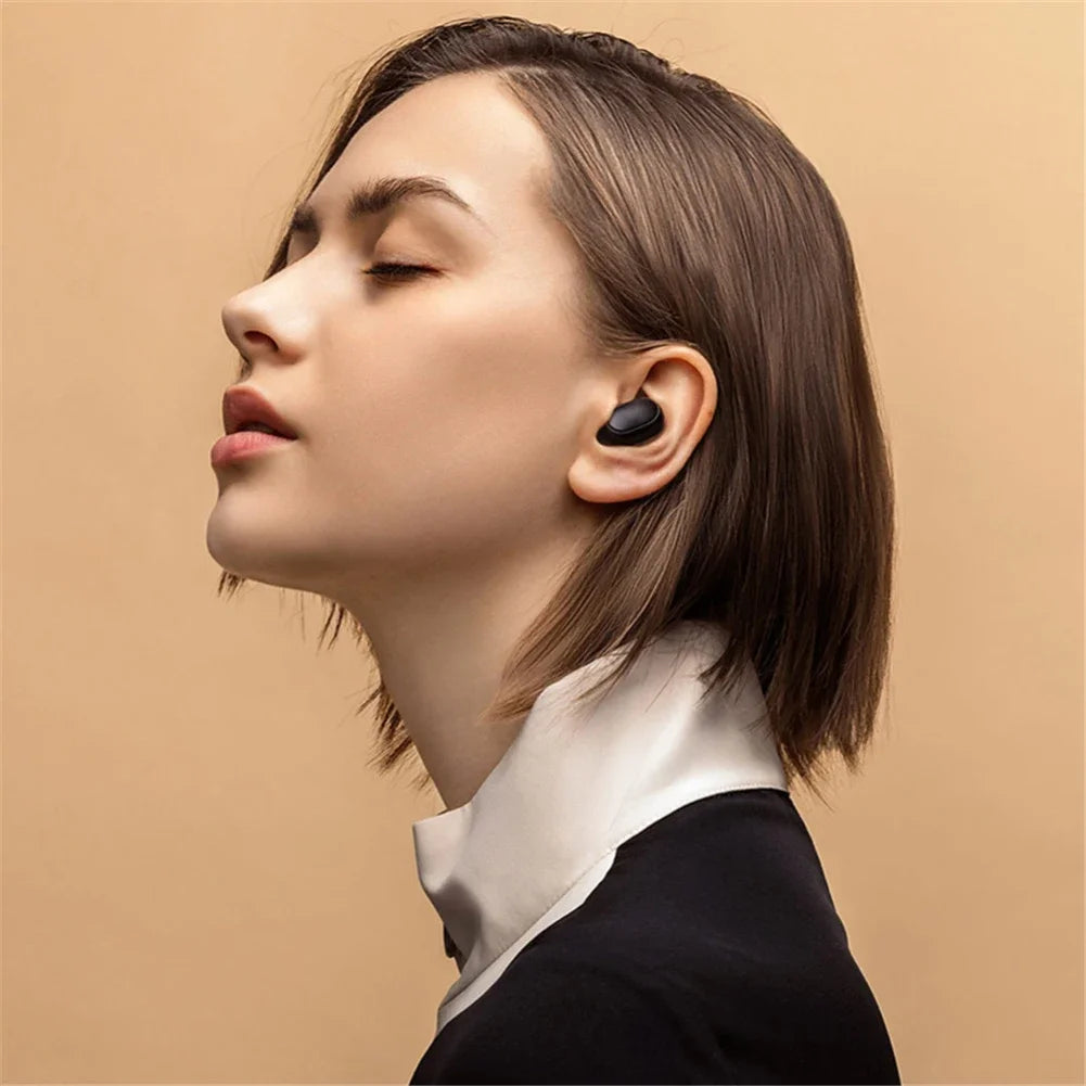 Original Xiaomi Mijia Redmi Airdots 2 Bluetooth 5.0 Earphones Wireless Headphones Earbuds in Ear Sport Music Telephone Headset