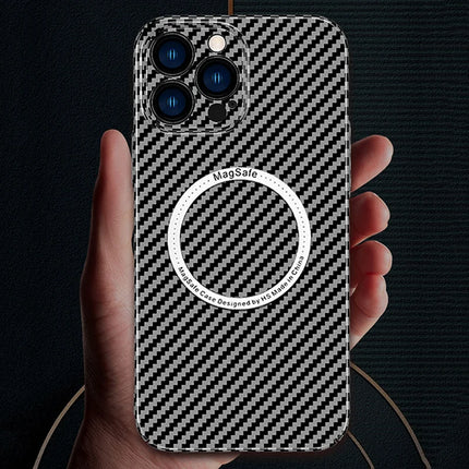 OKEYWOW iPhone carbon fiber case with ultra-thin design, hard back cover, and camera protection for iPhone 17/16/15/14/13/12/11 Pro Max XR XS