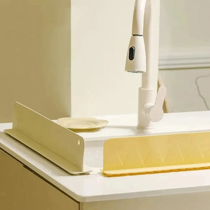 SplashShield Silicone Sink Splash Guard with Suction Cups