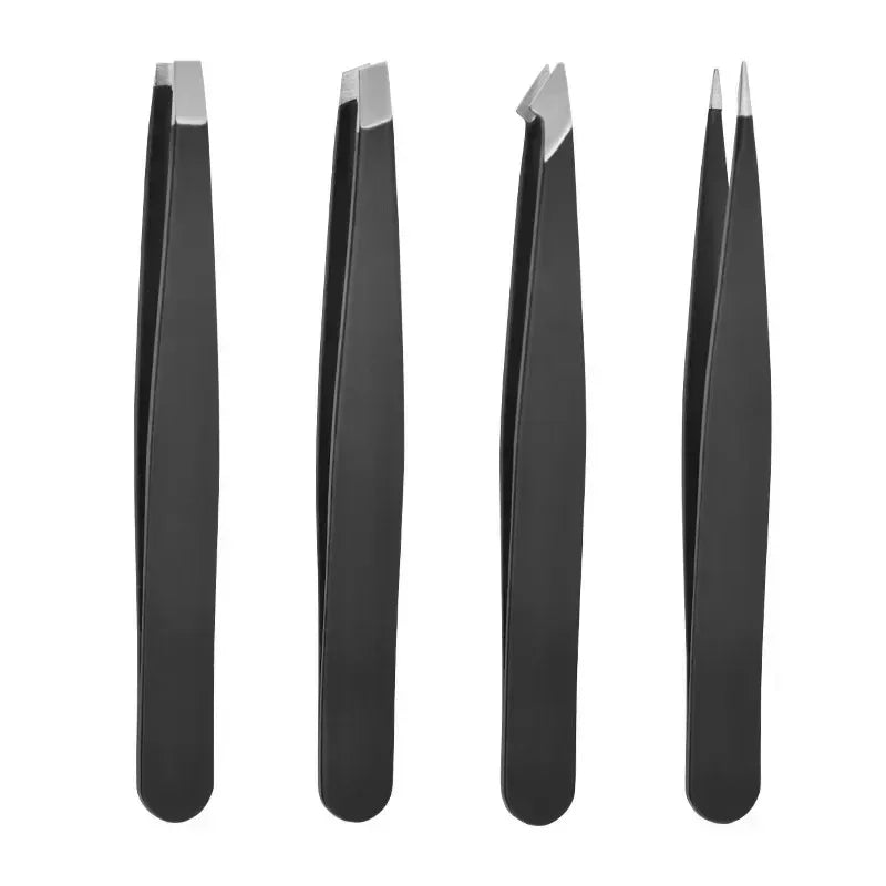 1/4pcs Professional Eyebrow Tweezers Makeup Tools Eyebrow Pinch Pliers Tweezer For Eyebrows Accessories Beauty Hair Clip Remover