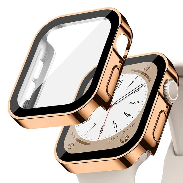 Apple Watch Screen Protector Case for Ultra, SE & Series 40–49mm Glass Cover