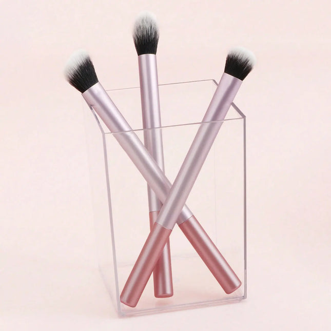 GlowEssence 3-Piece Makeup Brush Set with Gift Box