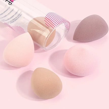 Velora Beauty 5pcs Makeup Sponge Blender Set Foundation Concealer Dry & Wet Cosmetic Puff