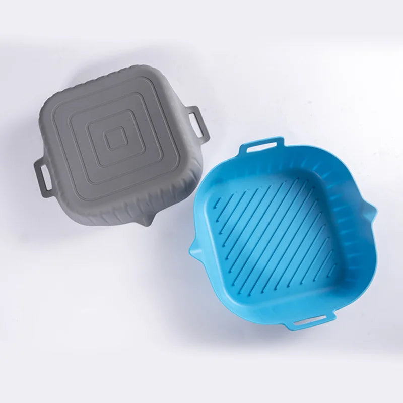 Silicone Air Fryer LINERS LINER: Reusable Non-Stick Liner for Oven Baking, Pizza, Grill Pan - Kitchen Accessory