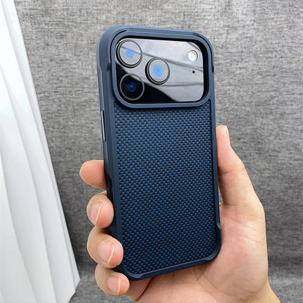 StealthCarbon MagSafe Armor Case for iPhone 17 16 15 Pro Max Frost Shield Cover