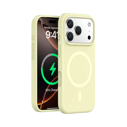 SilkCore MagSafe Silicone Case for iPhone 17 Pro Max/17 Pro/17 Air/17/16 Solid Color Wireless Charge Cover
