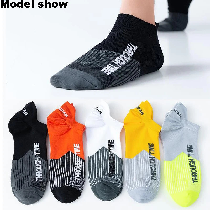 10 Pairs/Lot High Quality Men's Ankle Socks Athletic Fitness Running Socks Breathable Spring Summer Mesh Casual Short Sock Gifts