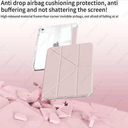 iPad Y-Stand Case for 10th/11th Gen 10.9 Air 11 M2 Air 10.9 Pro 11 M4 Mini 6/7 Stand Cover
