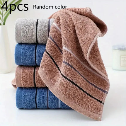 SoftNest Cotton Towels Pack Absorbent Bath Face Towel Home Use Multi Color Set