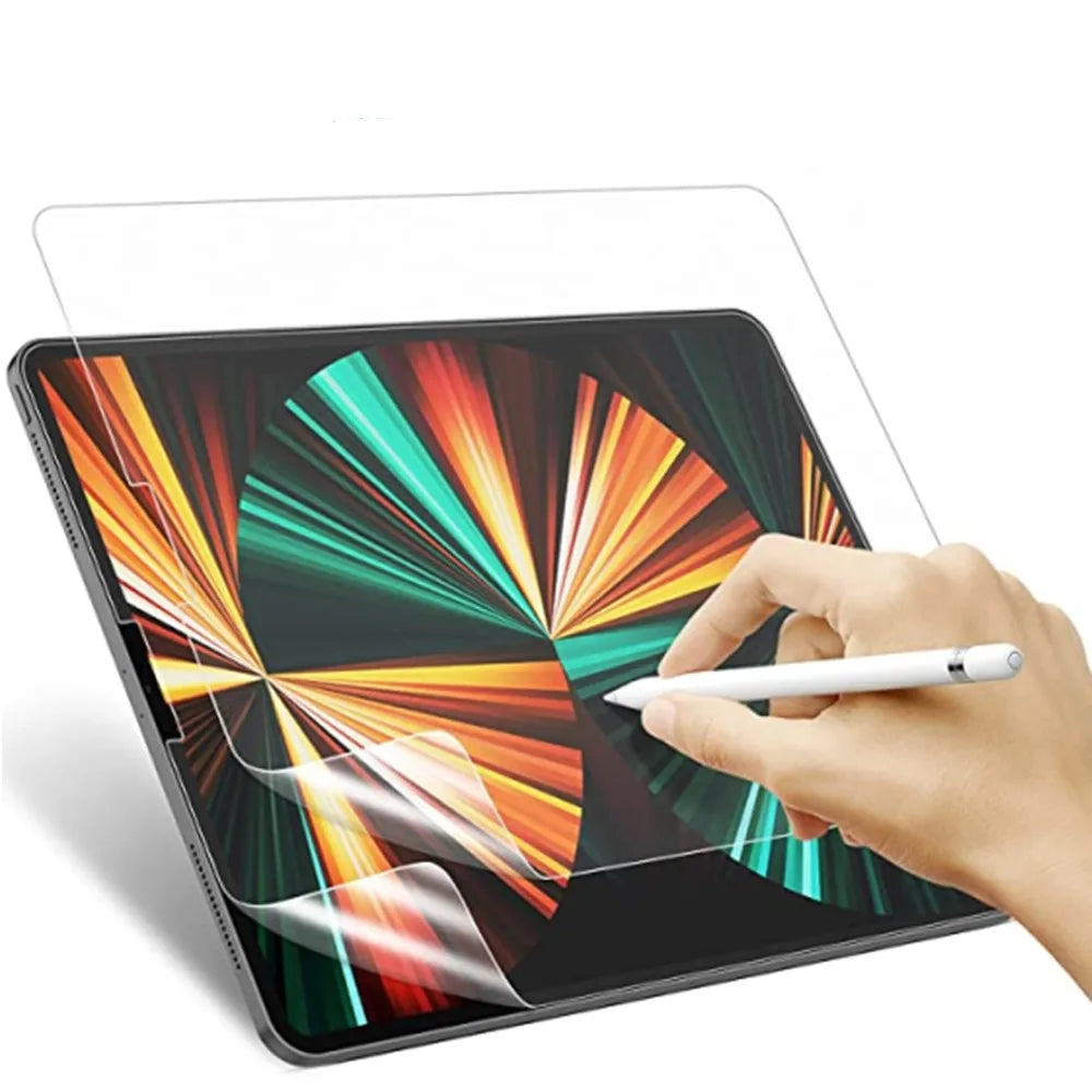 Paper-Feel Screen Protector Film Matte PET Painting for iPad Pro 11, 12.9-inch, Air (3, 4, 5), 7th, 8th, 9th, 10th Gen, 9.7, 10.2, 10.9: Enhance Writing Experience and Protect Your Device