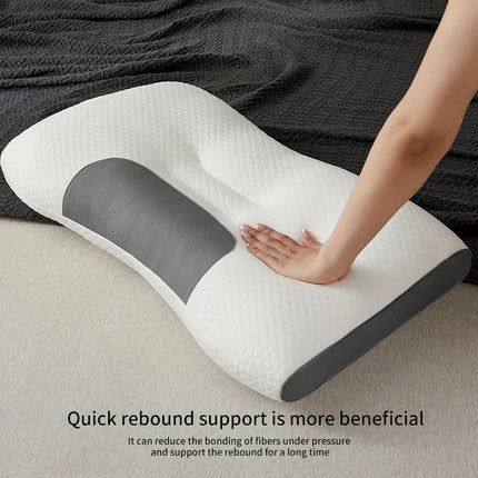 NeckRest Cervical Sleep Pillow Orthopedic Soybean Fiber Massage Support Pillow SPA Comfort