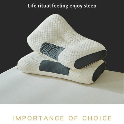 NeckRest Cervical Sleep Pillow Orthopedic Soybean Fiber Massage Support Pillow SPA Comfort