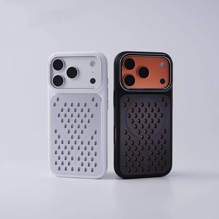 AeroMesh Cooling MagSafe Case for iPhone 17/16 Pro Max Frosted Anti-Fall Cover
