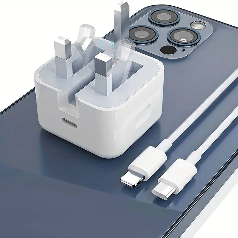 UK USB-C Charger For iPhone QC3.0 Quick Charge PD 25W Type C Fast Charging Travel Wall Charger Power Adapter