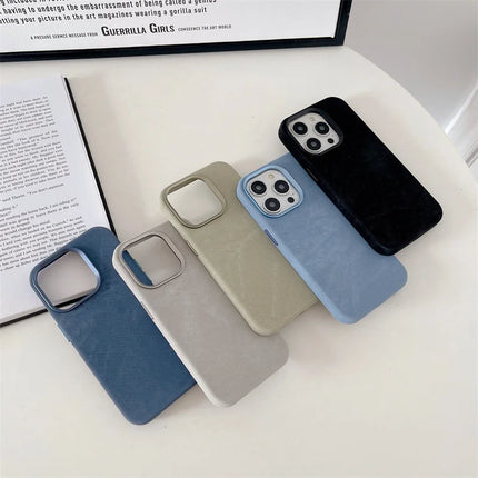 SoftFlannel MagSafe Case for iPhone 17/16/15 Pro Max Matte Wireless Charge Protective Cover