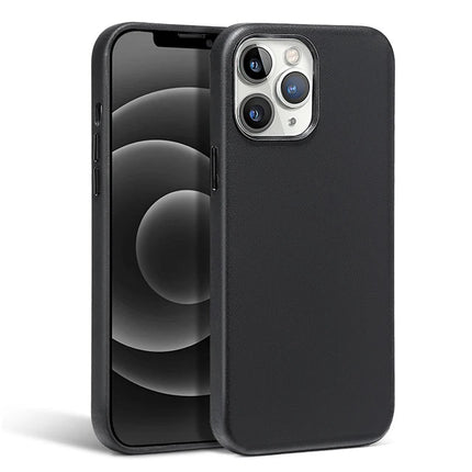 LuxeMag Leather Case for iPhone 15/14/13 Pro Max Plus Mini MagSafe Wireless Charge Animated Cover