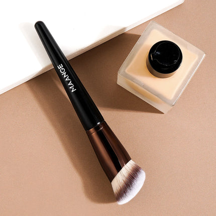 Velora Beauty Angled Foundation Brush Concealer Blending Liquid Cream Dense Makeup Tool