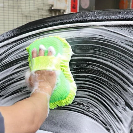 DriveSilk Car Care Kit Microfiber Wash Sponge Gloves Auto Detailing Cleaning Set