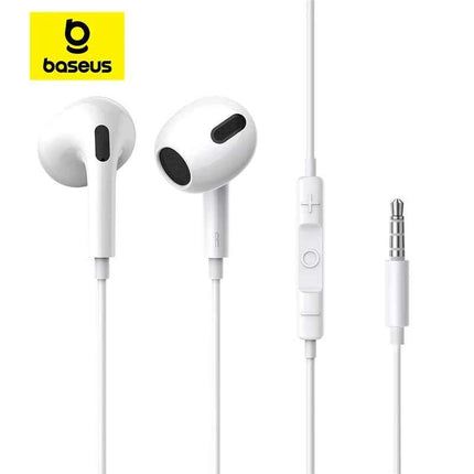 Baseus H17 3.5mm Wired Earphones with Mic In-Ear Headset for Sport