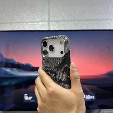 RiverEdge MagCase for iPhone 17/16/15 Pro Max Mountain Abstract Hard PC Full Ring Camera Cover