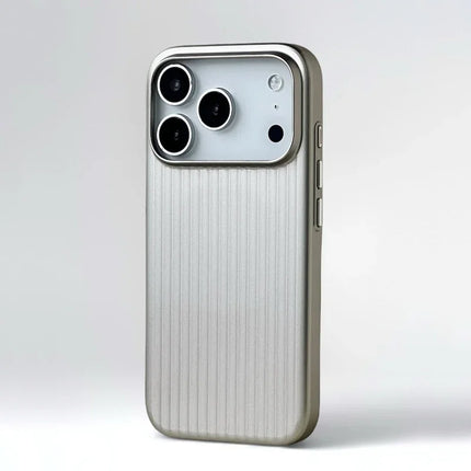 MagSafe 3D Stripe Phone Case iPhone 17–14 Pro Max Shockproof Matte Wireless Charge Cover