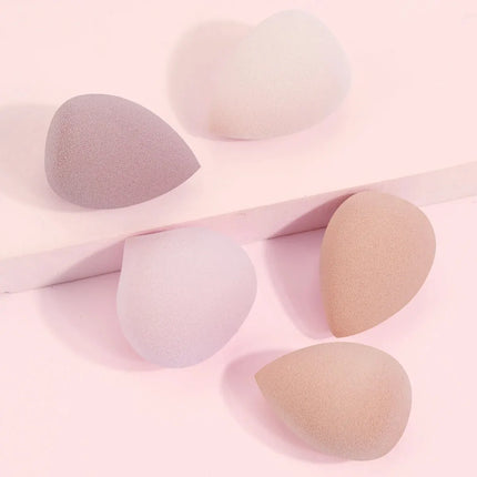 Velora Beauty 5pcs Makeup Sponge Blender Set Foundation Concealer Dry & Wet Cosmetic Puff