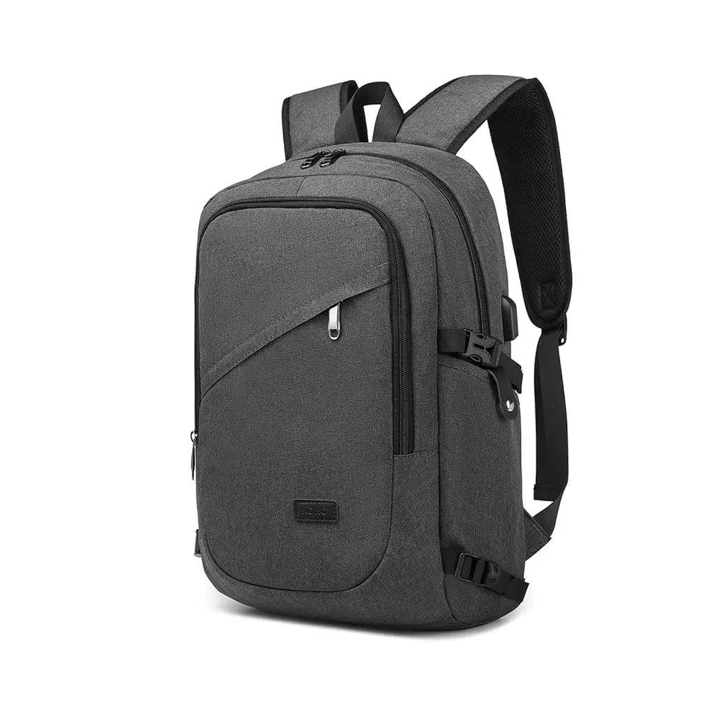Kono Anti-Theft Laptop Backpack - 15.6 Inch Lightweight Laptop Bag for Men & Women - USB Charging Port, Travel, Business, Work.