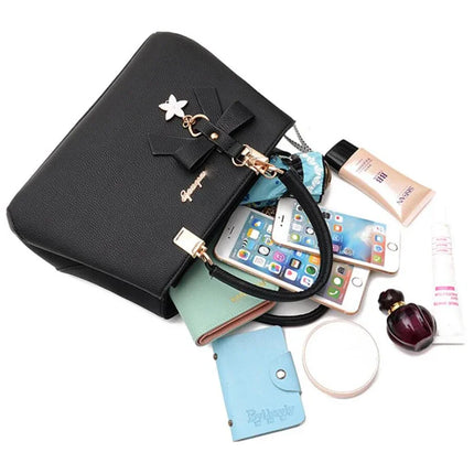 Women Luxury Bowknot Shoulder Bag Elegant Designer Crossbody Messenger Handbag