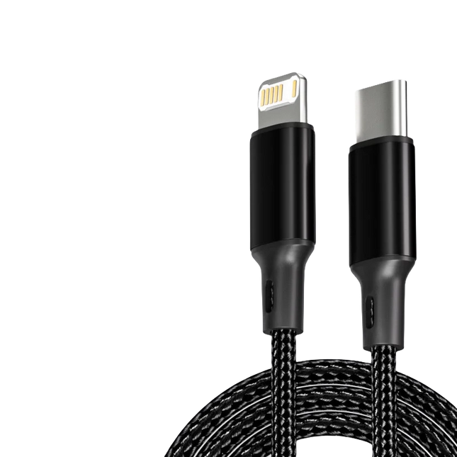 OKEYWOW 30W PD fast USB-C charger and cable for iPhone 15/14/13/12/11 Pro Max XR XS fast charging setup.