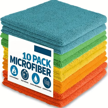 UltraWeave Kitchen Cloth Set 5/10/20pcs Microfiber Absorbent Cleaning Towel Light Gray