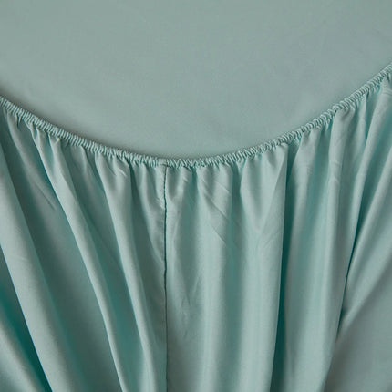 OkeyWOW cotton fitted sheet in solid color with elastic edges, non-slip mattress cover for king or queen bed 160x200cm or 200x200cm