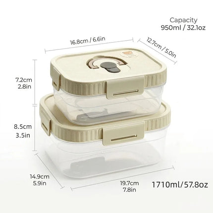 FreshSeal Stackable Food Storage Container with Handle & Lid