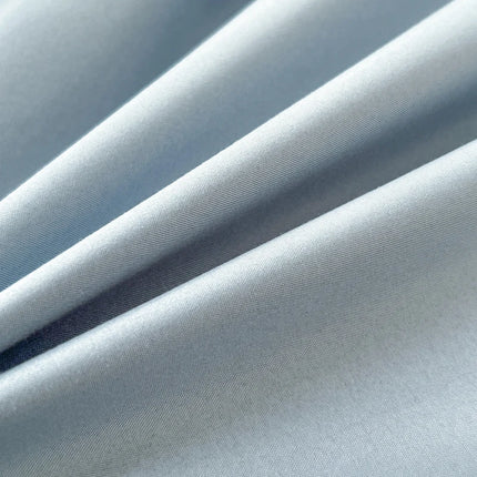 Okeywow solid color brushed fabric bedding set with duvet cover, pillowcases, bed sheet, for single, queen, and king sizes.