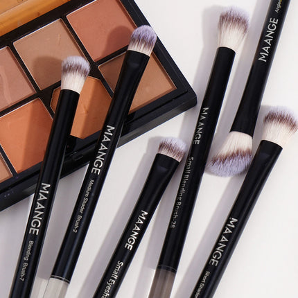 Velora Beauty 13pcs Makeup Brush Set Soft Fluffy Powder Eyeshadow Kabuki Blending with 2 Air Cushion Puffs