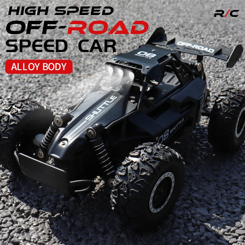 New 1:16/1:20 2.4G Model RC Car With LED Light 2WD Off-road Remote Control Climbing Vehicle Outdoor Cars Toys Gifts for Kids