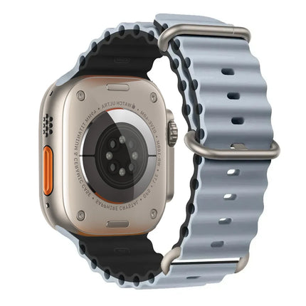 OceanFlex Silicone Sport Band for Apple Watch Ultra 2/Ultra/Series 10/9/8/7/6/SE 38mm–49mm