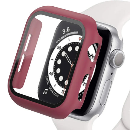 WatchGuard Glass Case for Apple Watch Ultra 2/Series 9/8/7/6/SE 41mm–49mm Screen Protector Cover
