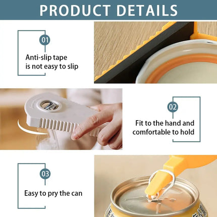 OpenEase Multifunction Can, Bottle & Jar Opener Tool