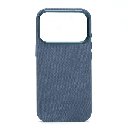 OKEYWOW iPhone 12 Pro Max fiber leather MagSafe shockproof case with wireless charging compatibility, textured surface and precise cutouts.