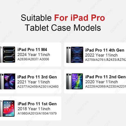 iPad Y-Stand Case for 10th/11th Gen 10.9 Air 11 M2 Air 10.9 Pro 11 M4 Mini 6/7 Stand Cover