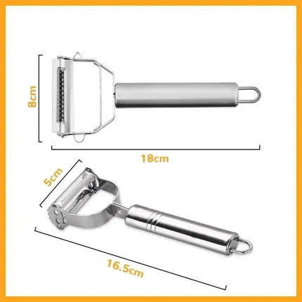 Stainless Steel Vegetable Peeler Multifunctional Potato Carrot Fruit Shredder Kitchen Tool Stainless Steel Vegetable Peeler Multifunctional Potato Carrot Fruit Shredder Kitchen Tool  multifunctional-kitchen-peeler-vegetable-fruit-peeler-stainless-steel-durable-potato-slicer-household-shredder-carrot-peeler
