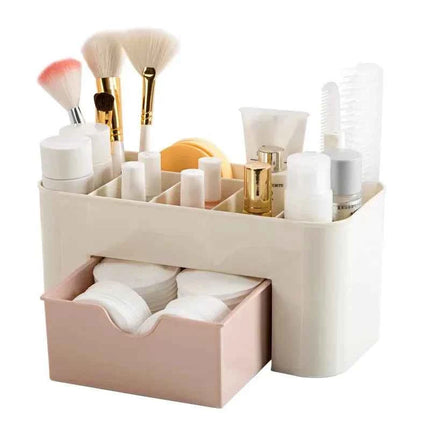 Nail Art Organizer Box for Cotton Pads, Swabs & Beauty Tools