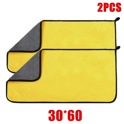 UltraDry Microfiber Car Towels 1/2/3/6/10PCS 30x60cm Soft Quick Dry Cleaning Cloth for Windows Mirrors Auto Care