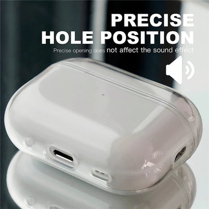 AirPods TPU Clear Case Anti Yellow Strap Cover AirPods Pro 2 3 1/2/3/4 Gen Transparent