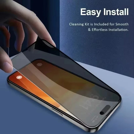 Samsung Galaxy privacy screen protector by OKEYWOW, tempered glass for S25, S24, S23 FE, A56, A55, A54, and other models.