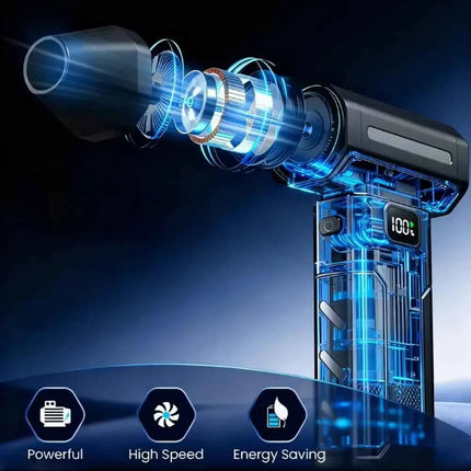 High-Speed Electric Air Duster 130000RPM Rechargeable Turbo Blower