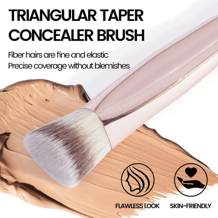 Velora Beauty Triangle Concealer Brush Under Eye Foundation Blending Makeup Tool