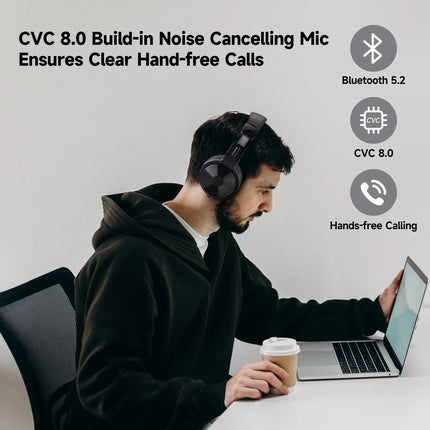 OneOdio Pro-C Wireless Bluetooth Over-Ear Headphones
