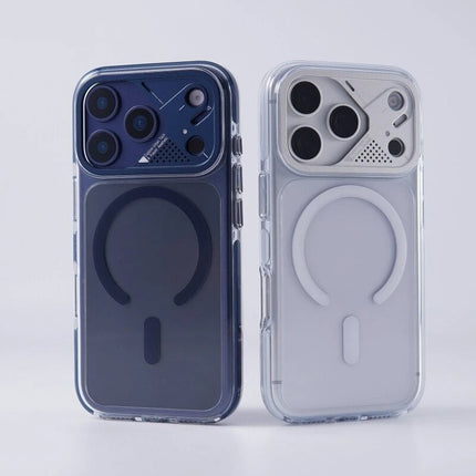 LumiMag Clear Case for iPhone 17 Pro Max/17 Pro MagSafe Metal Lens Protection Hard Cover