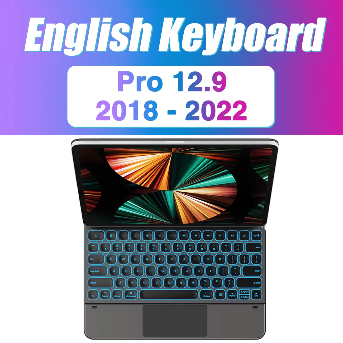 Backlight Magic Keyboard for iPad Pro 11 (2022) and 10th Generation, Keyboard Folio for Enhanced Typing Experience.